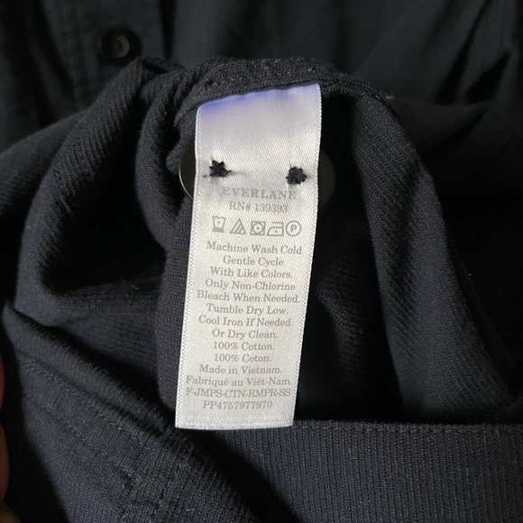 Everlane Cotton Weave Jumpsuit. US 8 - Picture 5 of 5